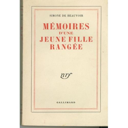 Memoires D'une Jeune Fille Rangee