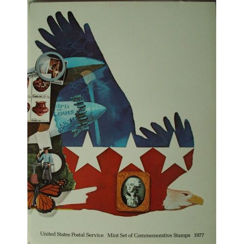 Timbres Us - Collecteur Souvenir Mint Set Année 1977