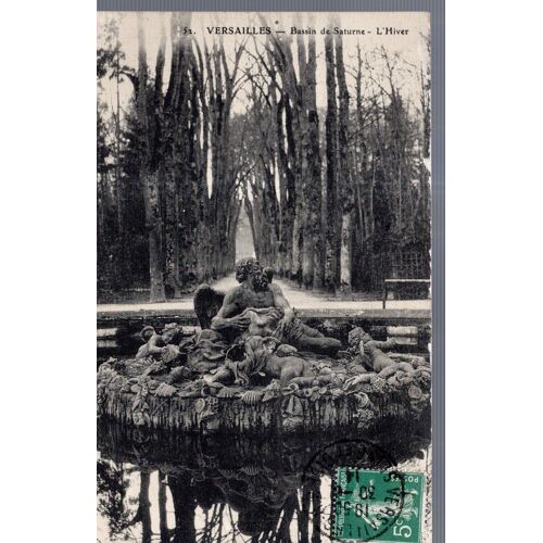 Carte Postale Du Parc De Versailles (Yvelines) Bassin De Saturne (Réf.52)