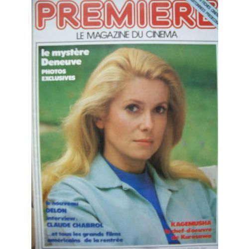 Première N° 42 : Le Mystère Deneuve , Photos Exclusives