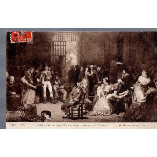 Carte Postale Du Musée De Versailles (Yvelines) Tableau De Muller : Appel Des Dernières Victimes De La Terreur