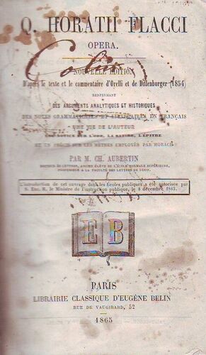 Opera, Nouvelle Édition Par M. Ch. Aubertin