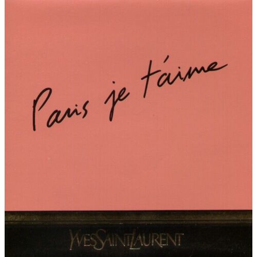 Yves Saint Laurent  Paris Je T'aime (Disque Publicitaire) Vinyle Rose (Pink Vinyl) - Medley Instrumental  / J'ai Deux Amours, J'aime Paris Au Mois De Mai
