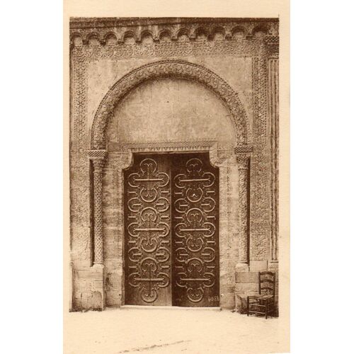 Carte Postale Ancienne - Paray Le Monial - Porte Latérale De La Basilique