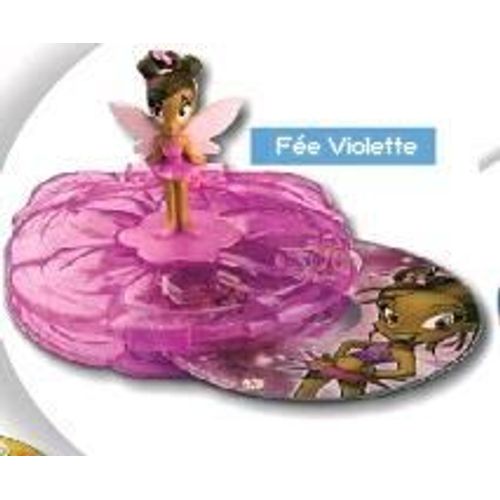 Fee Violette - Fées Et Dragons - Ficgurine Mac Donalds  7 Cm + Cd-Rom De Jeu