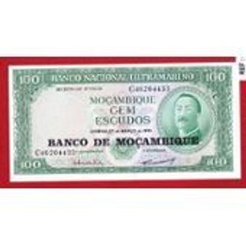 Billet De Banque 100 Cem Escudos - Banco De Moçambique - Mozambique - 1961