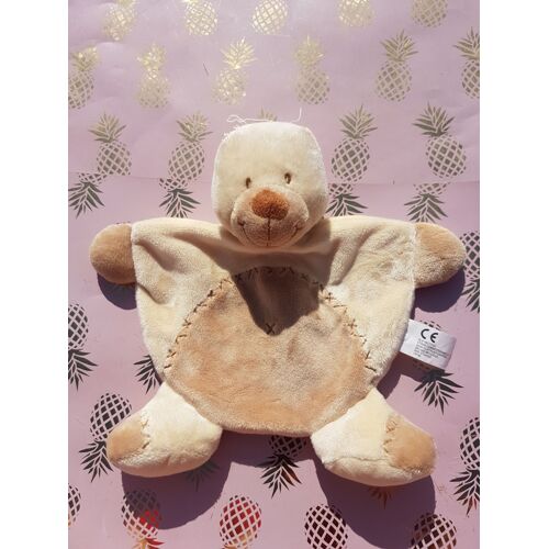 Doudou Plat Ours Beige Nicotoy