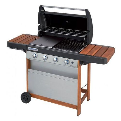 Barbecue à gaz Campingaz 4 Series Woody L avec four, plaque et grill