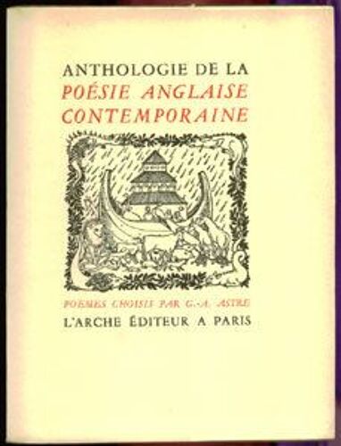 Anthologie De La Poésie Anglaise Contemporaine