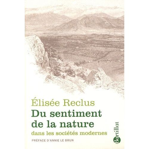 Du Sentiment De La Nature Dans Les Sociétes Modernes