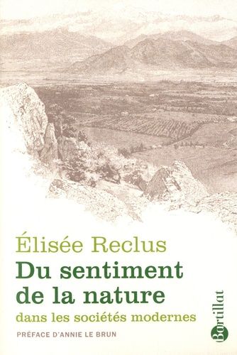 Du Sentiment De La Nature Dans Les Sociétes Modernes