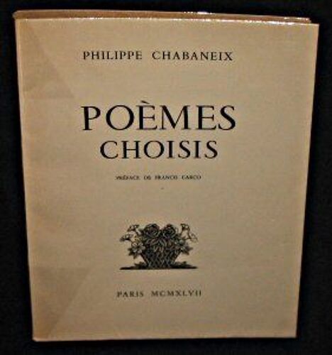 Poèmes Choisis