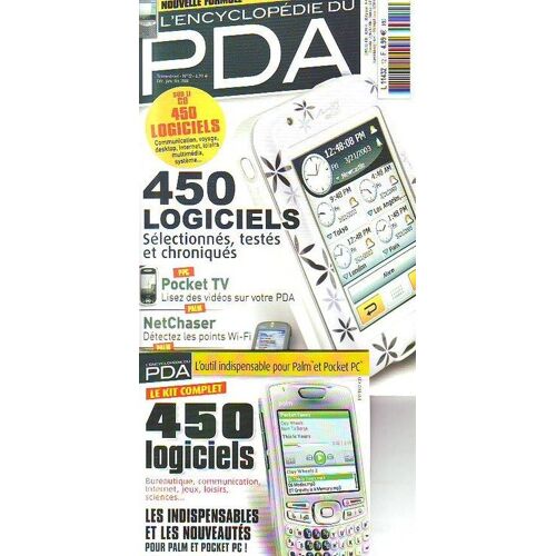 L Encyclopedie Du P D A  N° 12 : 450 Logiciels  - Pocket Tv - Netchaser - Netconnect