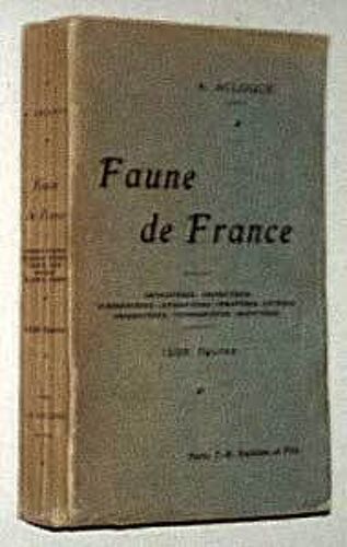 Faune De France. Orthoptères, Névroptères, Iménoptères, Lépidoptères, Hémiptères, Diptères, Aphaniptères, Thysanoptères, Rhipiptères