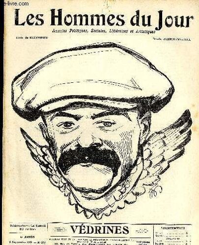 Les Hommes Du Jour N° 189. Vedrines.