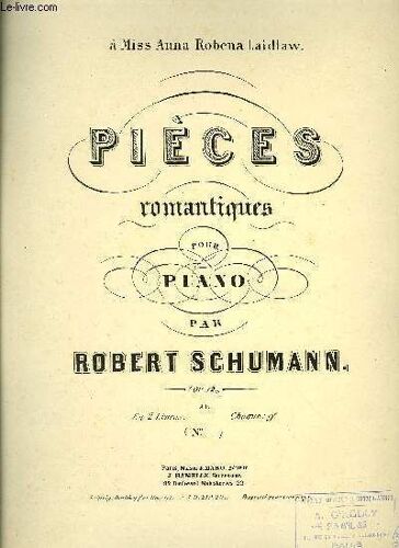 Pieces Romanatiques Pour Piano