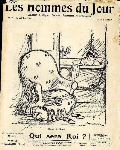Les Hommes Du Jour N° 258. Qui Sera Le Roi?