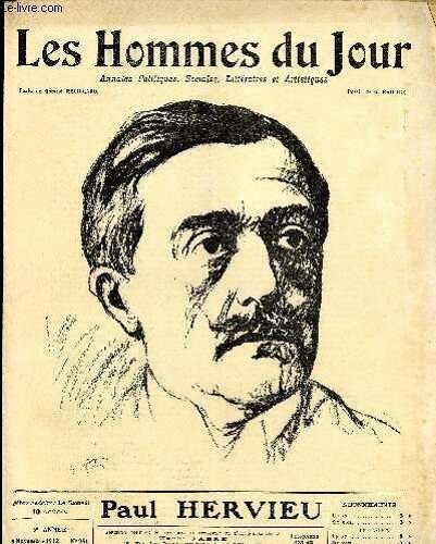 Les Hommes Du Jour N° 251. Paul Hervieu.