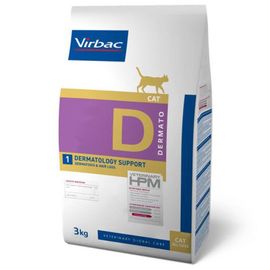 Croquettes Dermatology Chat Sac 3 Kg - Veterinary Hpm