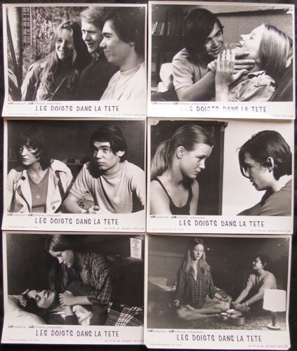 Les Doigts Dans La T?Te - Film 1974 De Jacques Doillon Avec Christophe Soto, Olivier Bousquet, Ann Zacharias, Roselyne Vuillaume - 6 Photos Originales D'exploitation De Cin?Ma -Chaque Affiche 21x27cm