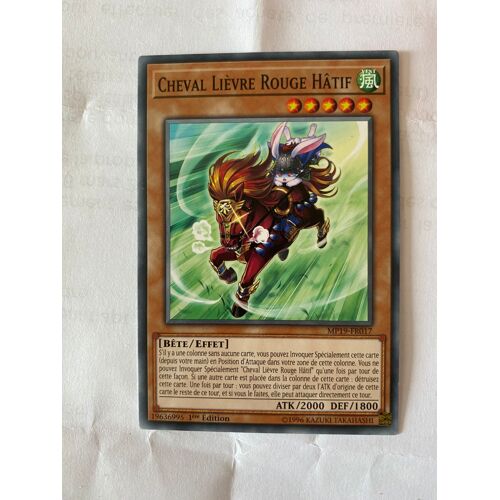 Yugioh! Cheval Lièvre Rouge Hâtif (Mp19-Fr017)