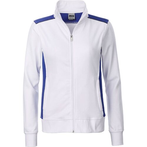Sweat De Travail Zip Intégral - Femme - Jn869 - Blanc