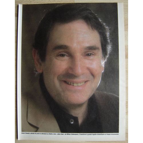 Paris Match N°1896, Coupure De Presse, Robert Hossein, Jules César -