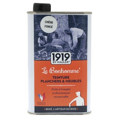 Teinture planchers & meubles Le bonhomme - 0,5 litre - Chêne foncé 1919 by Mauler