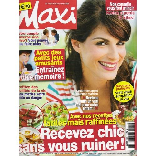 Maxi  N° 1123 : Recevez Chic Sans Vous Ruiner !