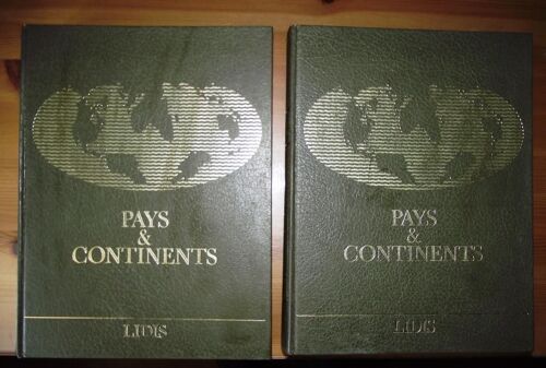 Pays Et Continents Asie Tome I Et Tome Ii.Éditions Lidis Paris