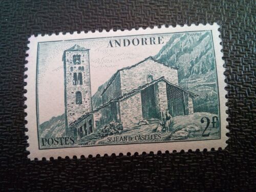 Timbre Andorre Yt 103 Église Sainte-Jeanne De Caselles 1944 ( 80404 )