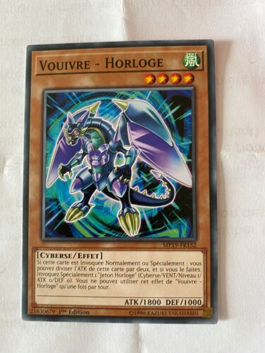 Yugioh! Vouivre - Horloge (Mp19-Fr152)