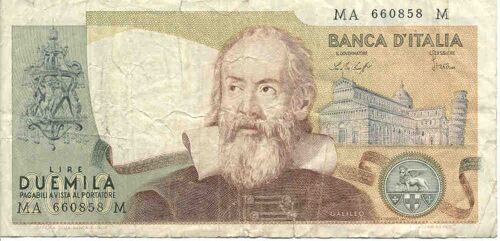 Billet De 2000 Lire (Galiléo)