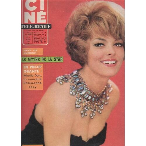 Ciné Télé Revue N° 16 : Perrette Pradier Marie Laforêt Mireille Darc Du 16 Avril 1964