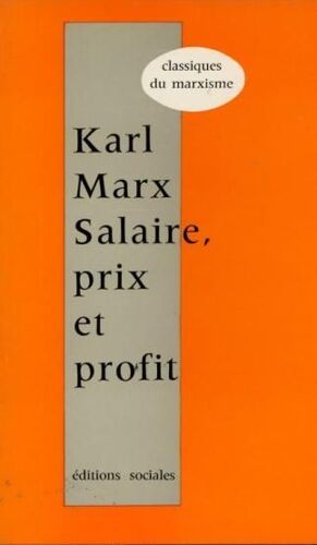 Salaire Prix Et Profit