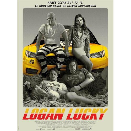 Logan Lucky / Affiche Cinéma Originale 120x160 Cm Pliée.