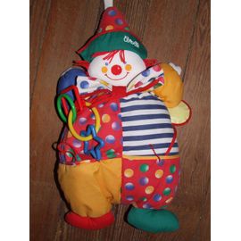 Doudou Clown Corolle Activite Grelot Multicolore Hochet