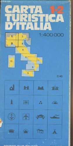 Carta Turistica D Italia - 1-2 (1:400 000)