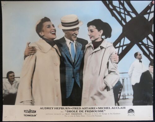 Dr?le De Frimousse - Funny Face - Film 1957 De Stanley Donen Avec Audrey Hepburn, Fred Astaire - 1 Photo Originale D'exploitation De Cin?ma - Petite Affiche De 23x29 Cm