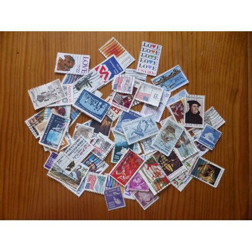 Plus De 60 Timbres Oblitérés Des U.S.A.