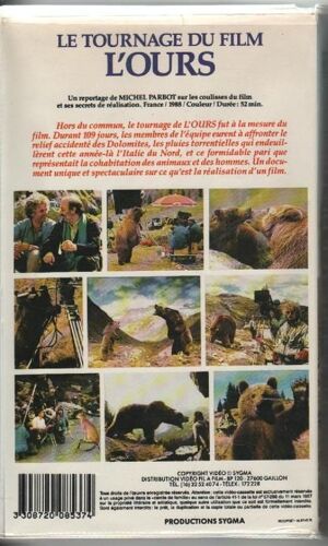 L'ours - Le Tournage Du Film