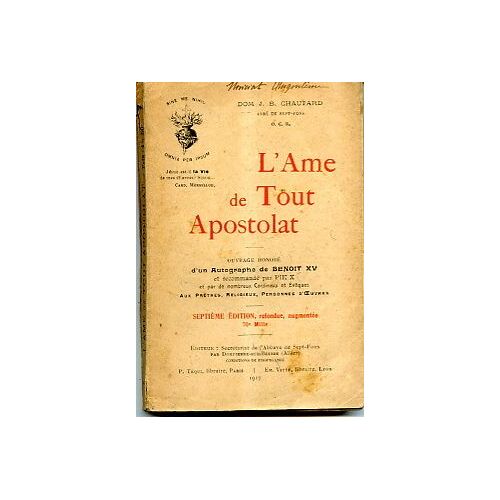 L'âme De Tout Apostolat
