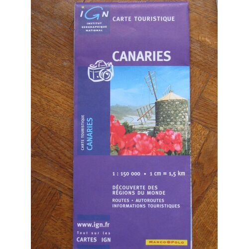Arte Touristique Ign N° 86203 : Ign Canaries