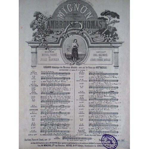 Romance De Mignon (Opéra)