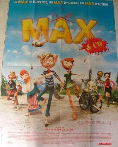 Max & Co / Lorant Deutsch / Virginie Efira - Affiche Originale Cinema 120x160