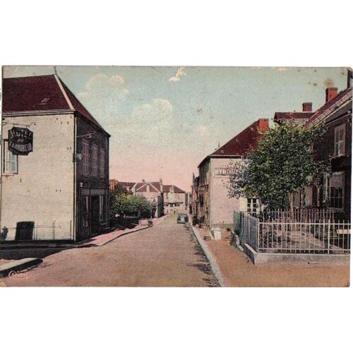 Carte Postale Ancienne, France, Bourgogne, Nièvre ( 58 ), Saint Honoré Les Bains, Rue Du Commerce