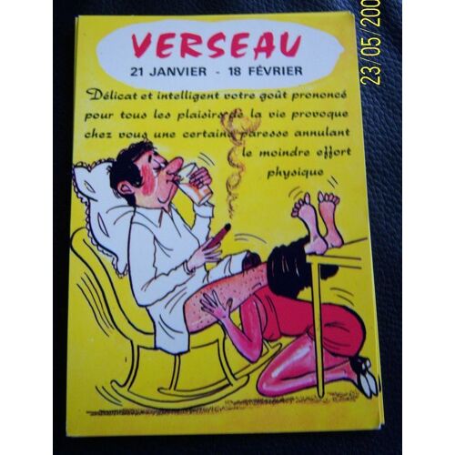 Signe Du Zodiac Humouristique Verseau