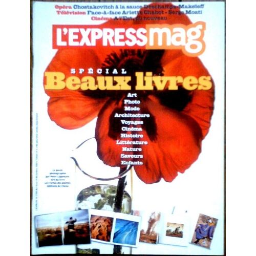 L'express Mag  N° 2789 : Spécial Beaux Livres