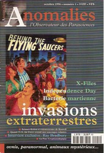 Anomalies  N° 1 : Invasions Extra Terrestres