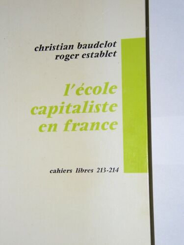 Ecole Capital En France